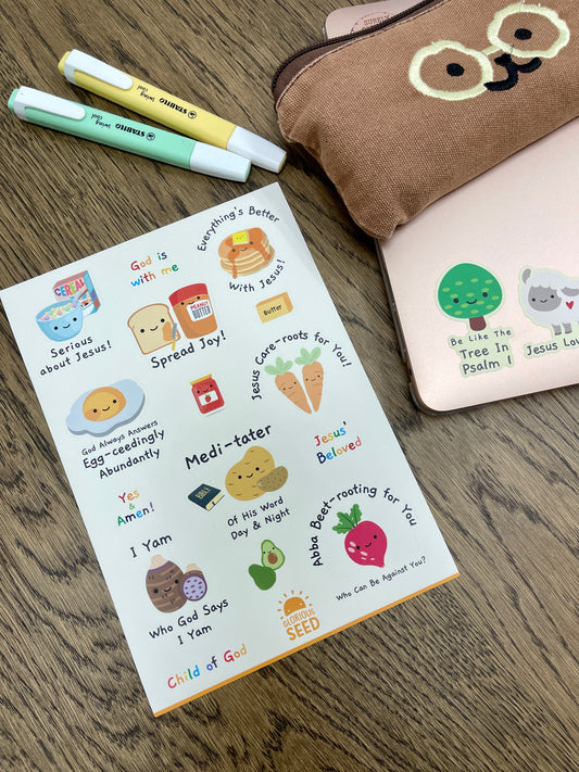 God is with Me | Sticker Sheet